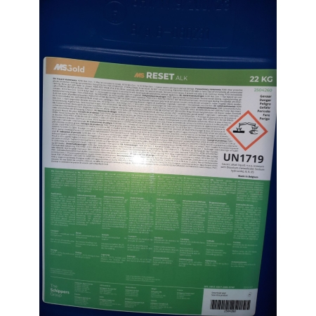 MS Reset Alk 22kg